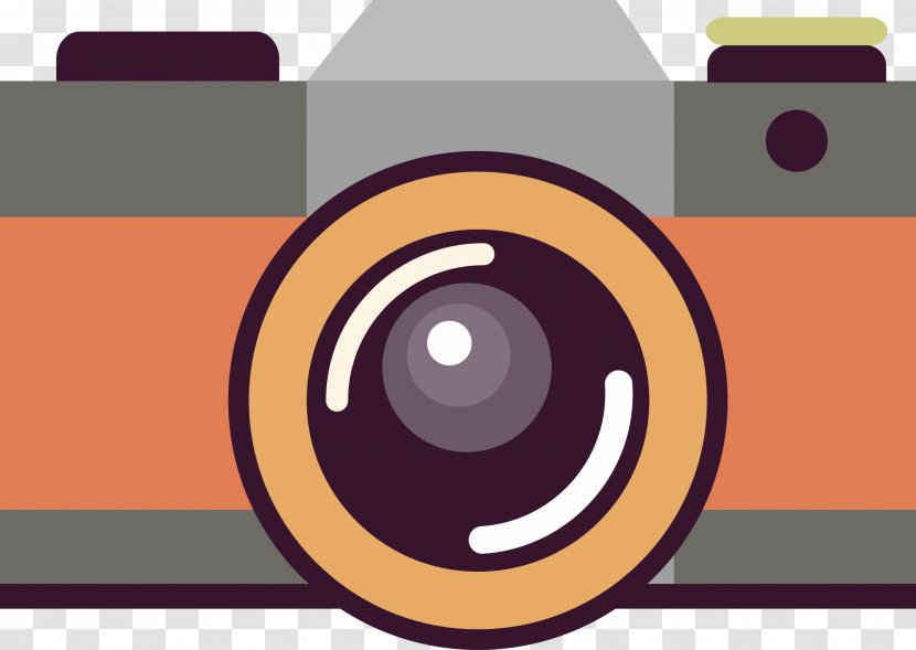 Photographic Film Camera Cartoon - High-definition Digital Transparent PNG