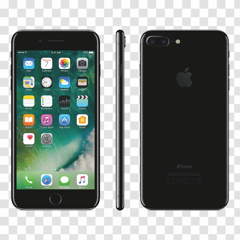 Apple IPhone 7 Plus Black - Case Transparent PNG