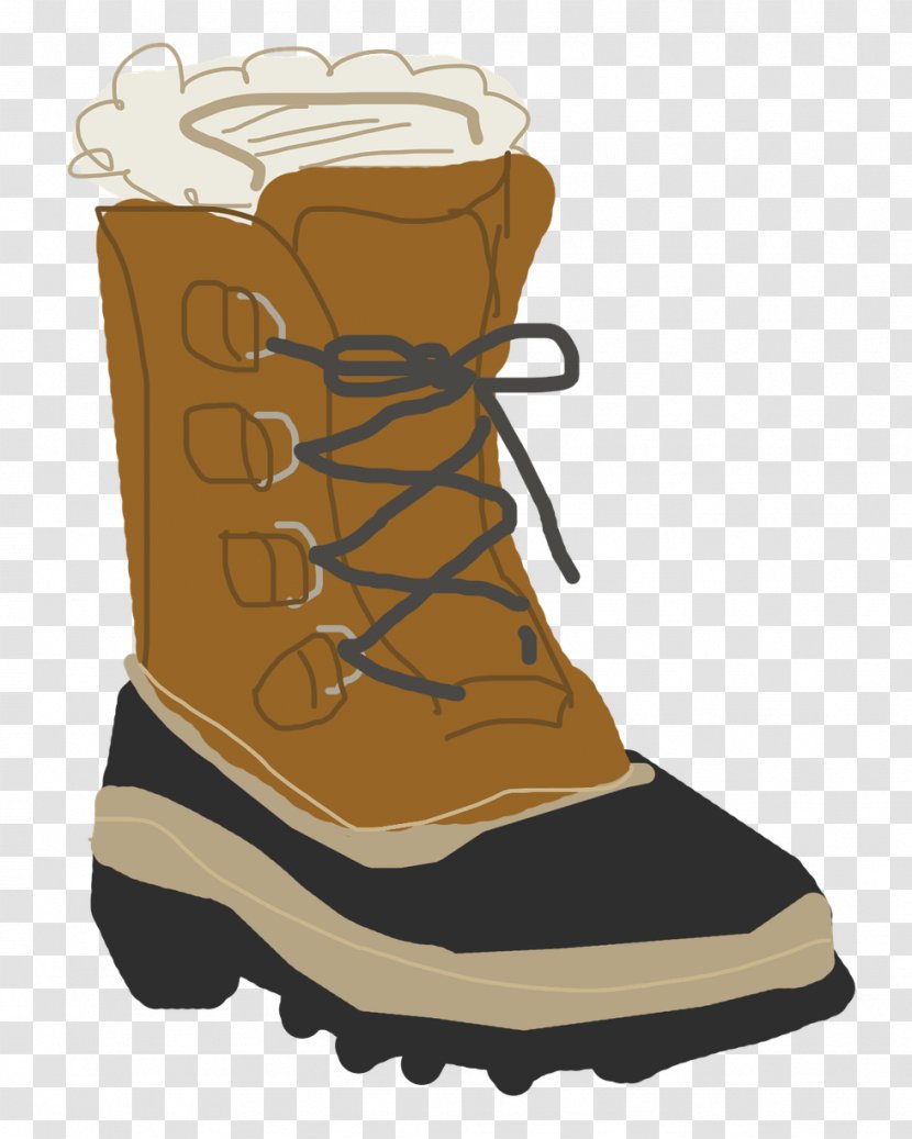 Snow Boot Shoe - Outdoor Transparent PNG