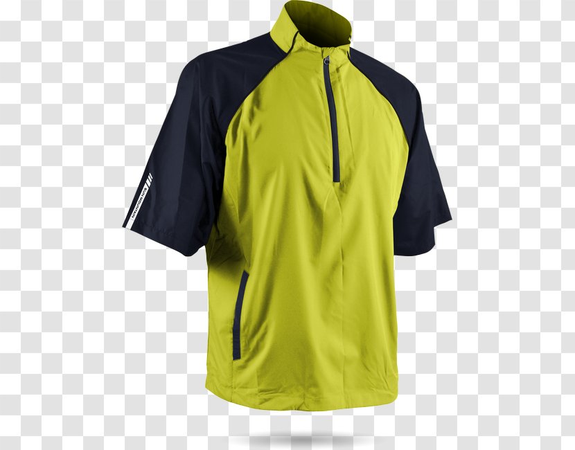 T-shirt Sports Fan Jersey Sleeve Sweater Jacket - Yellow - Navy Wind Transparent PNG