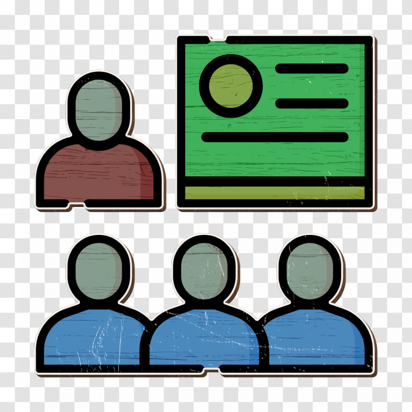 Seminar Icon Class Icon Academy Icon Transparent PNG