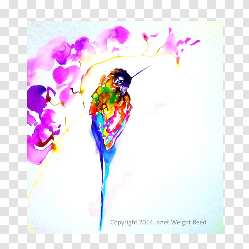 Apple IPhone 8 Plus 7 X 6s Speck Products - Iphone - Watercolor Hummingbird Transparent PNG