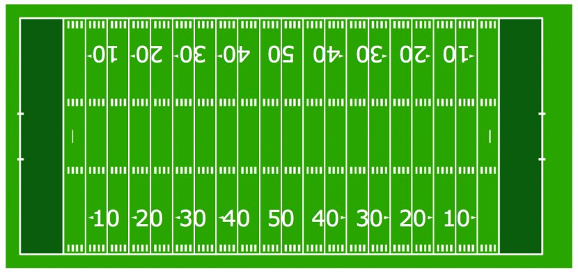 American Football Field Pitch Stadium Clip Art - Player - Sports Cliparts Transparent PNG