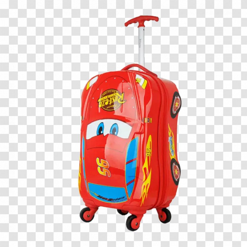 Hand Luggage Suitcase Baggage - Yellow - Red Car Trunk Transparent PNG