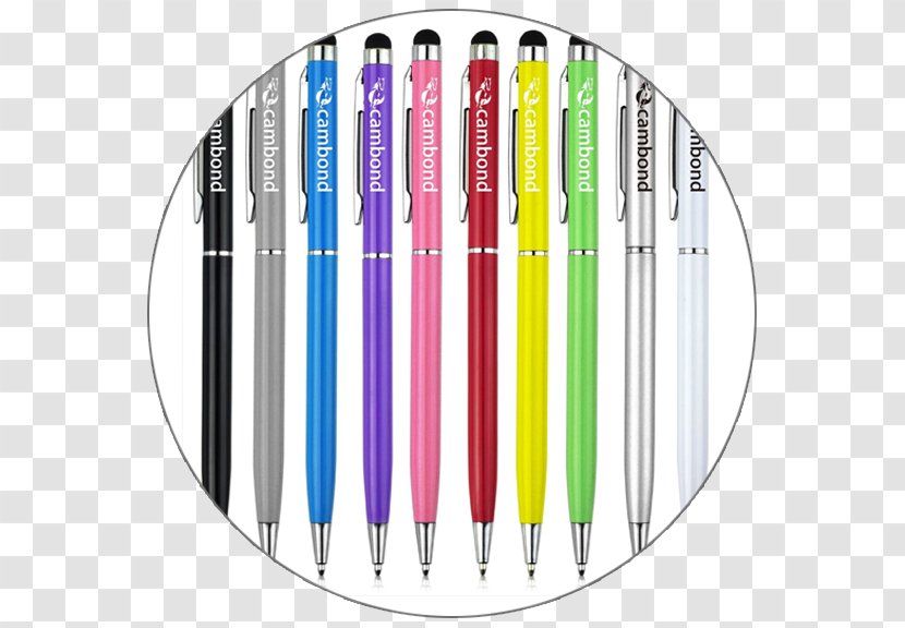 Stylus Ballpoint Pen Touchscreen Capacitive Sensing - Ink Transparent PNG