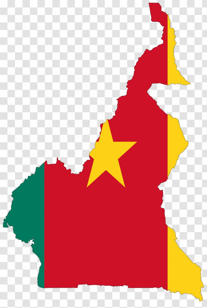 Flag Of Cameroon Map - Art - Cliparts Transparent PNG