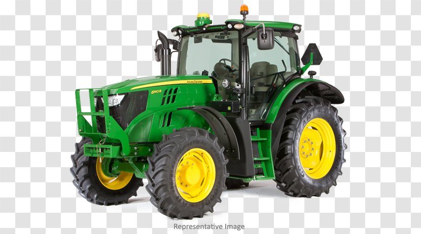 John Deere Tractor Row Crop Agriculture Heavy Machinery Transparent PNG