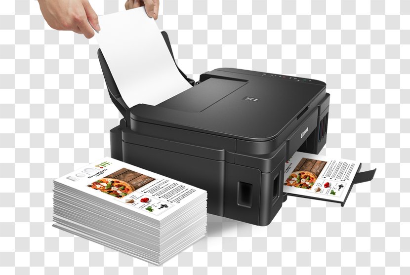 Inkjet Printing Multi-function Printer Canon - Paper Transparent PNG