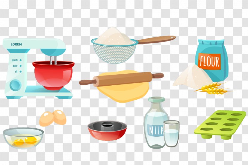 Vector Graphics Baking Illustration Royalty-free Stock Photography - Plastic - Supplies Transparent PNG