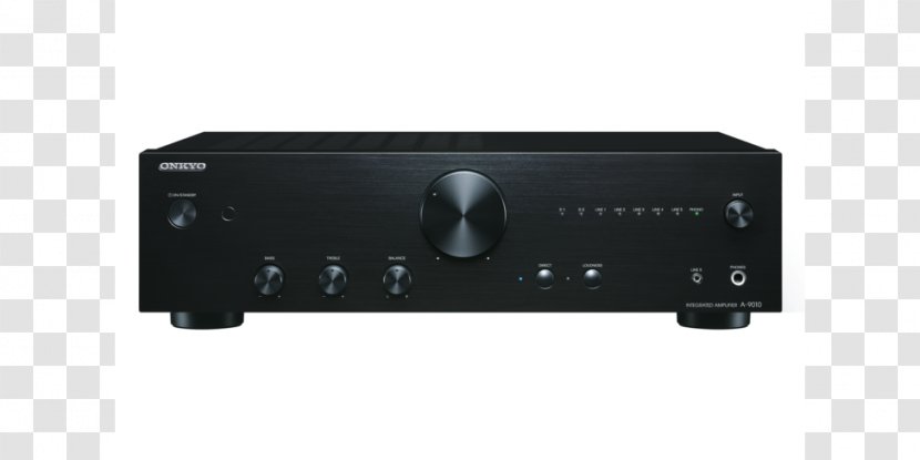 A-9010 Stereo Integrated Amplifier Hardware/Electronic Audio Power High Fidelity Onkyo AV Receiver - Home Theater Systems Transparent PNG