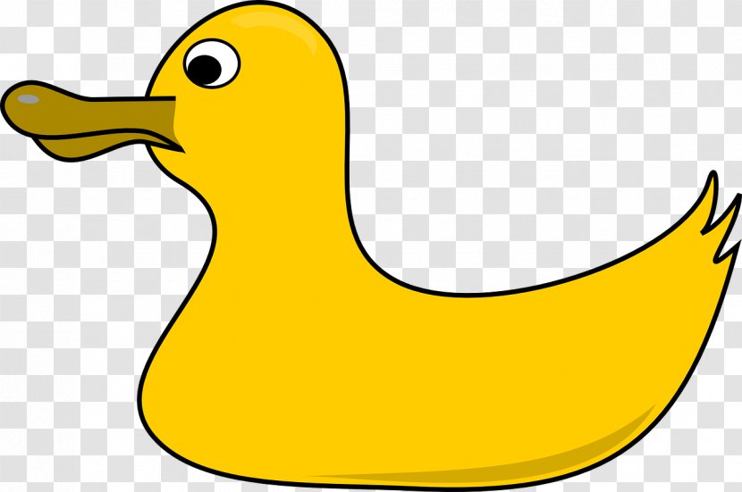 Rubber Duck Clip Art - Beak - Yellow Transparent PNG