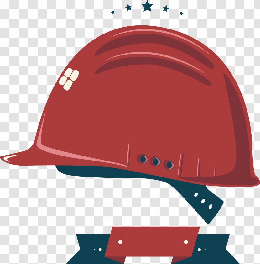 Equestrian Helmet Hard Hat - Red Transparent PNG
