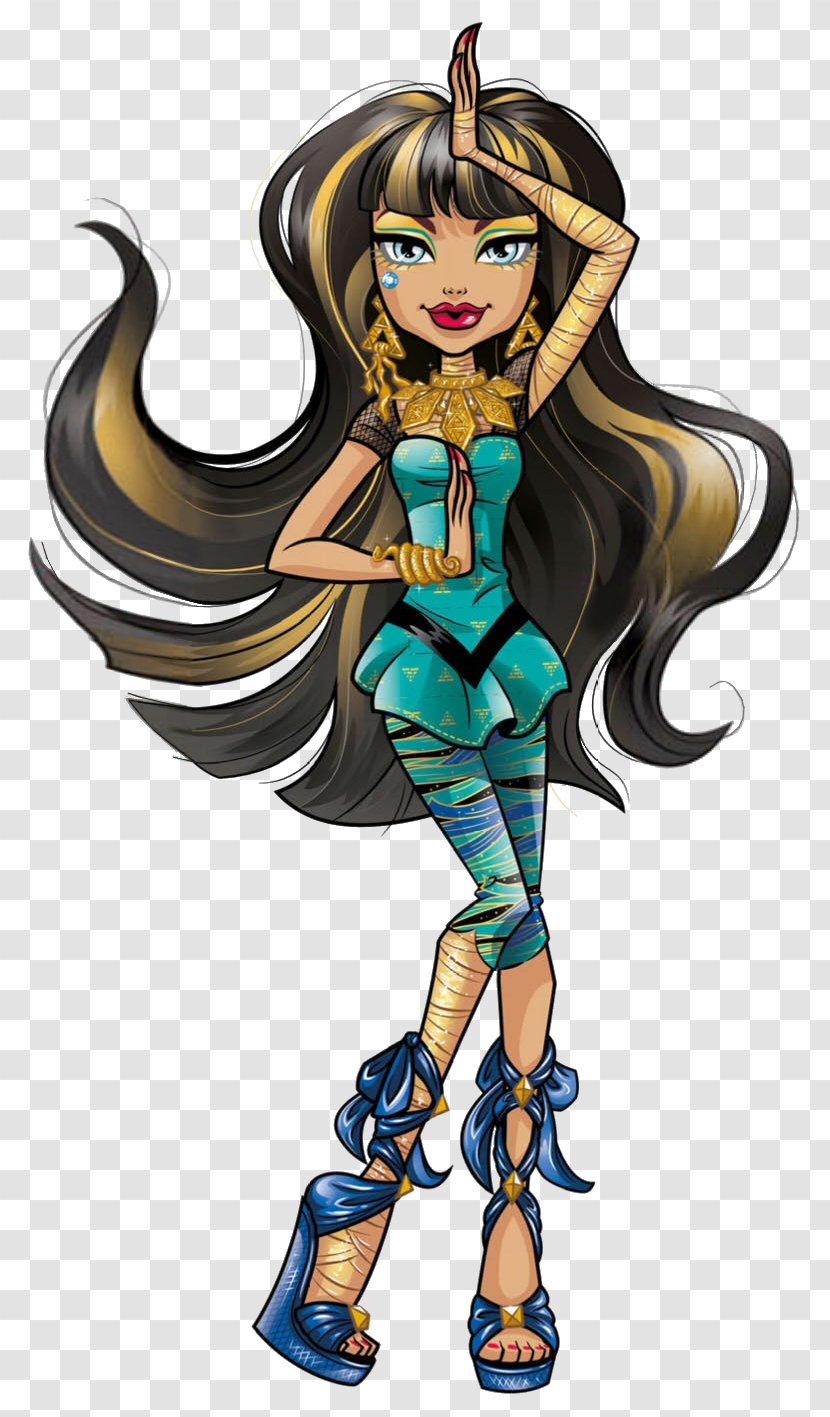 Cleo DeNile Ghoul YouTube Clawdeen Wolf Monster High - Watercolor Transparent PNG