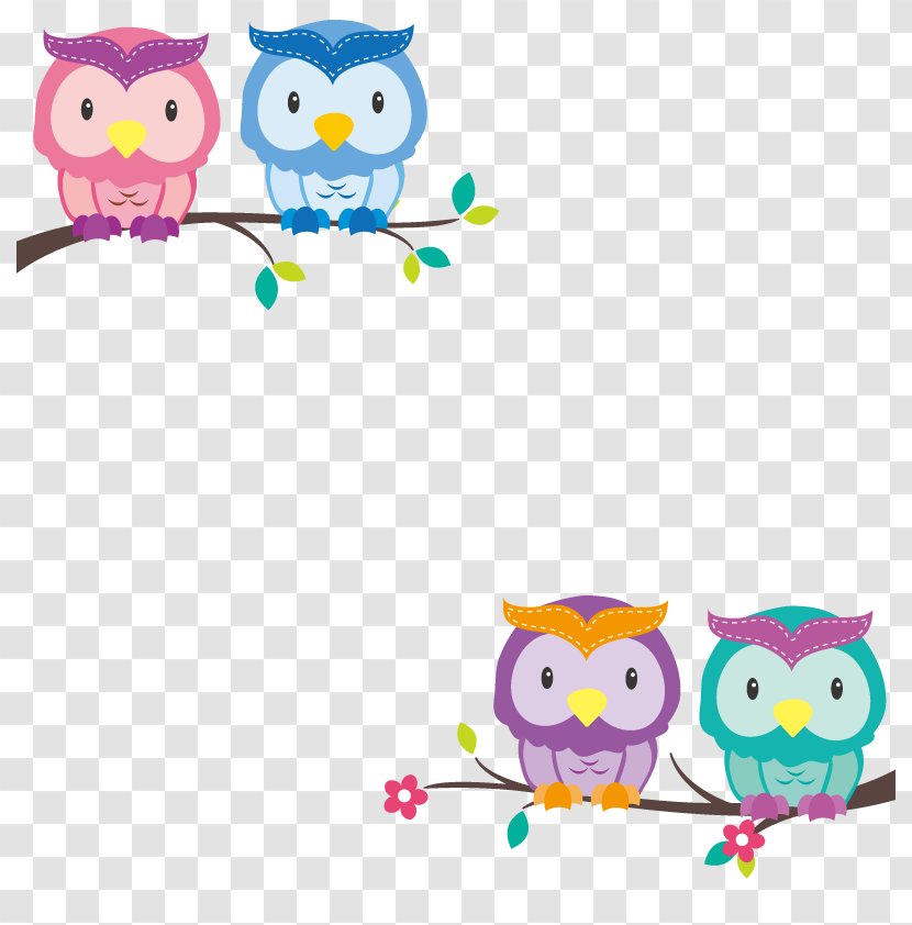 Owl Picture Frame Cuteness Clip Art - Material - Vector Transparent PNG