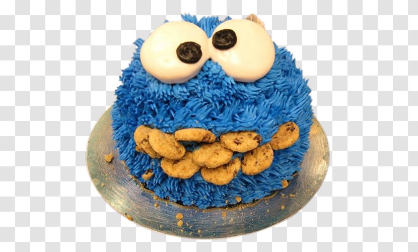 Happy Birthday, Cookie Monster Buttercream Frosting & Icing Elmo - Party - Birthday Transparent PNG