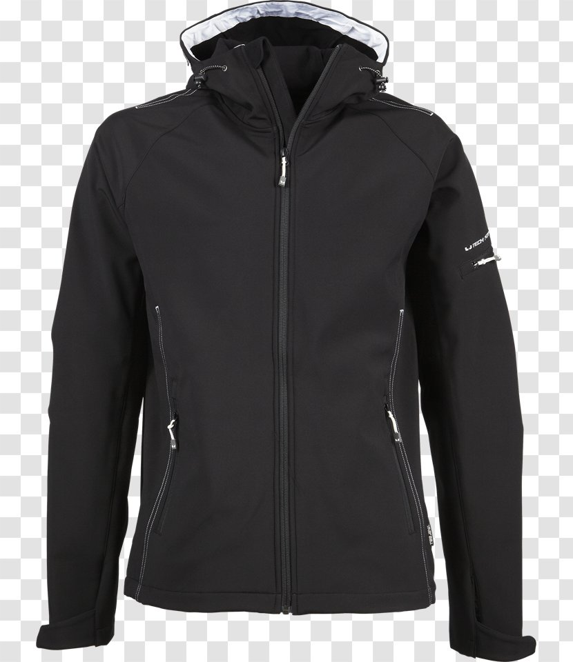 Leather Jacket Coat T-shirt Clothing - Sleeve Transparent PNG