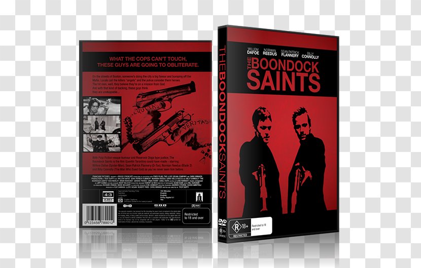 The Boondock Saints Blu-ray Disc Graphic Design Poster - Dvd - Boondocks Transparent PNG