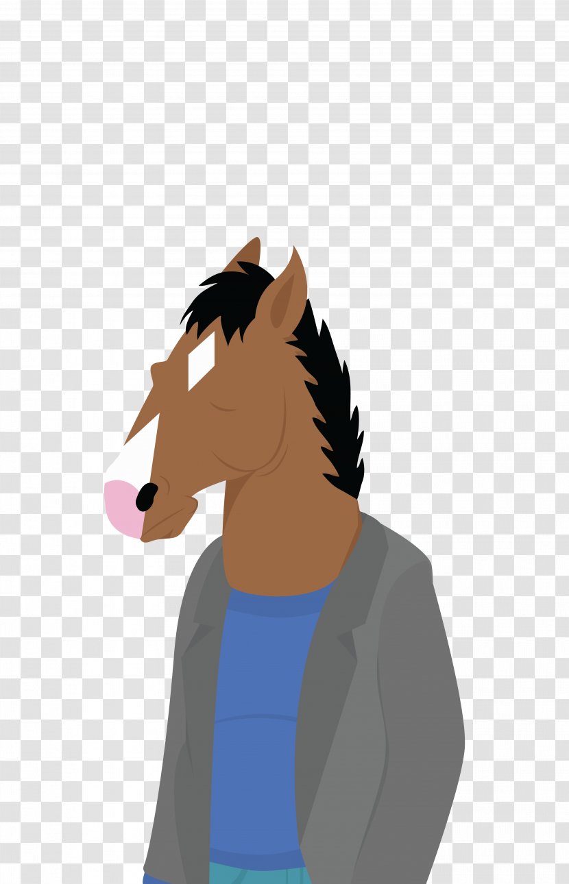 Horse Netflix Pony Fan Art - Digital - Headless Horseman Transparent PNG