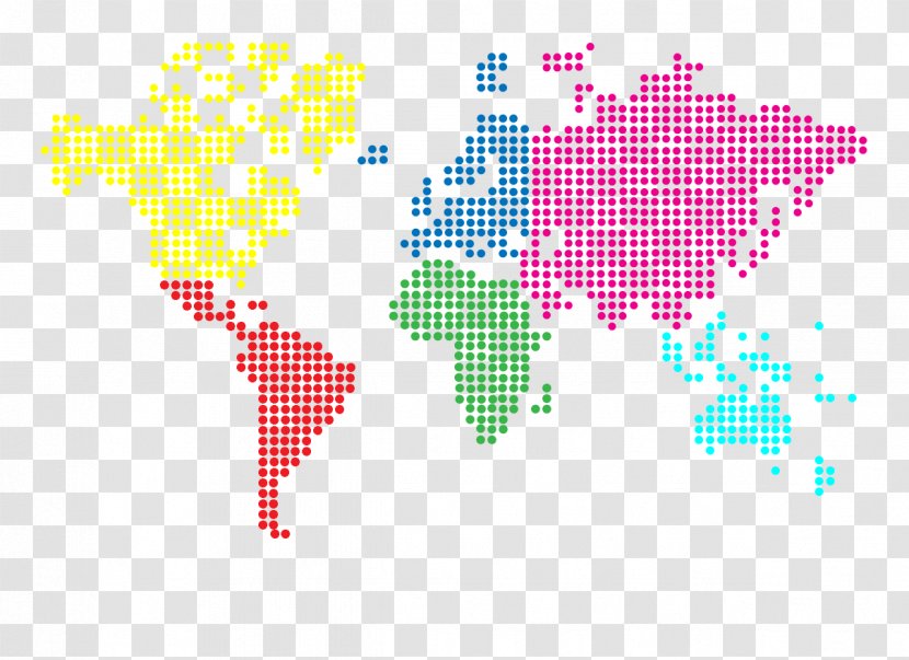 Globe World Map - Art - Population Transparent PNG