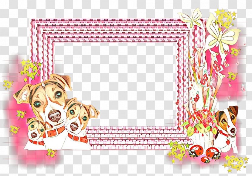 Love Background Frame - Paper - Rectangle Pink Transparent PNG