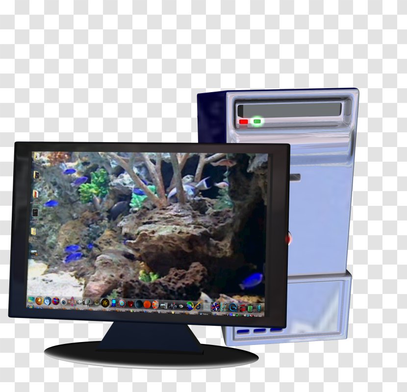 LCD Television Computer Monitors Display Device Flat Panel Mundo Marino - Media Transparent PNG
