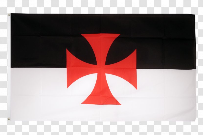 Flag Knights Templar Fahne Symbol Maison Drapeau - Brand Transparent PNG