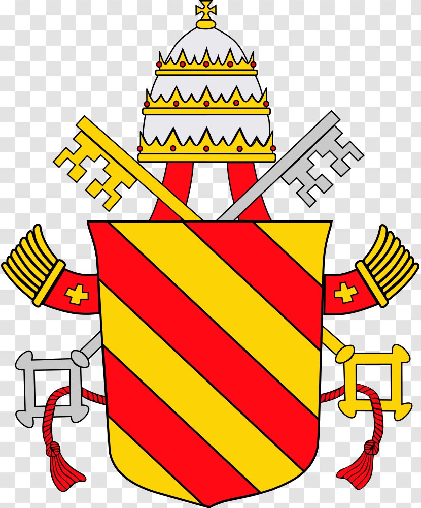 Vatican City Papal Coats Of Arms Pope Coat Priest - Yellow - Farms Transparent PNG