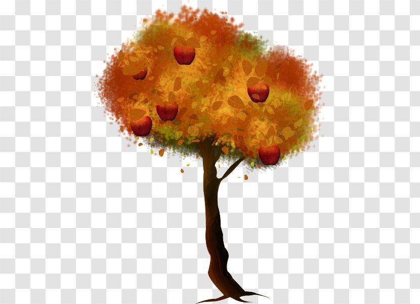 Image Cartoon Illustration Design - Rgb Color Model - Apple Tree Transparent PNG