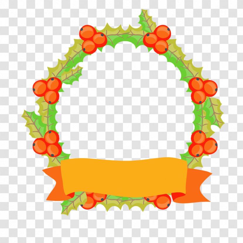 Advent Wreath Clip Art - Digital Image - Hand-painted Banner Garland Transparent PNG