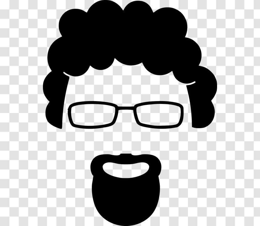 Goatee Beard Silhouette - Artwork Transparent PNG