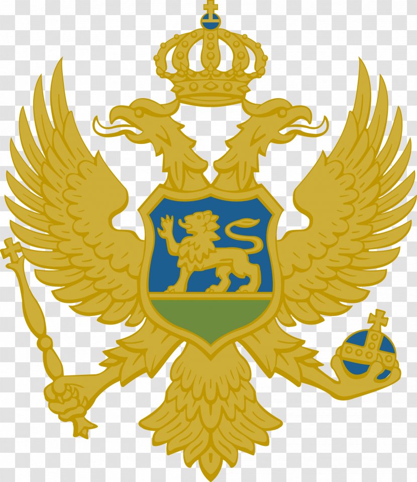 Coat Of Arms Montenegro Flag Montenegrin - Crest - Foreign Crown Design Transparent PNG