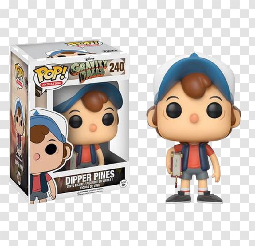 Dipper Pines Mabel Grunkle Stan Bill Cipher Funko - Figurine - Toy Transparent PNG