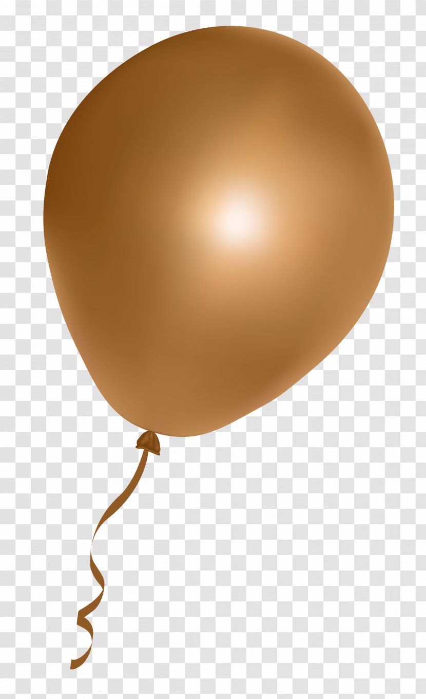 Balloon Clip Art - Information - Golden Brown Transparent PNG
