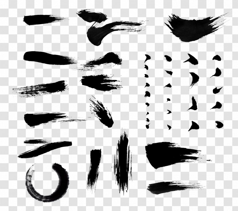 Ink Brush Calligraphy Pen - PS Transparent PNG