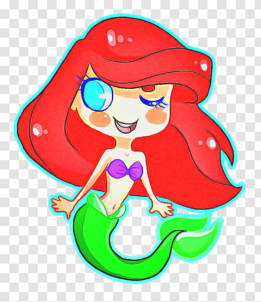 Mermaid Cartoon - Headgear Transparent PNG