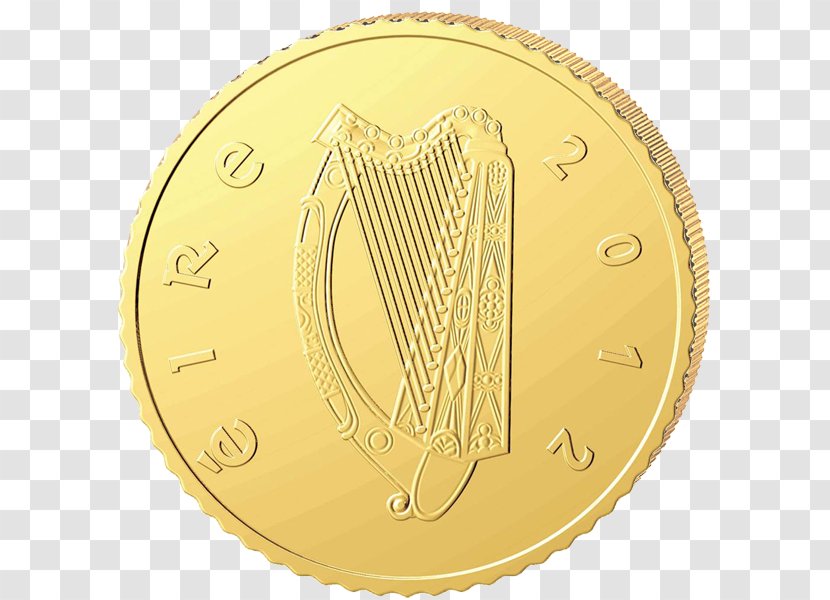 Ireland Coin 20 Euro Note Irish - Material - Proof Coinage Transparent PNG