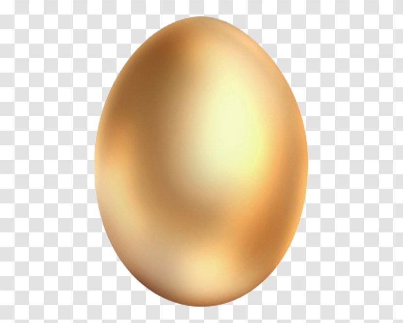 Sphere Egg Orange Computer Wallpaper - Gold Golden Eggs Transparent PNG