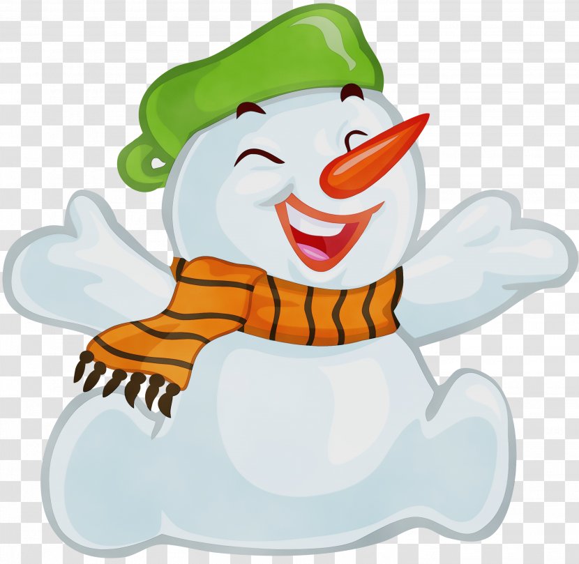 Snowman - Fictional Character - Sticker Transparent PNG