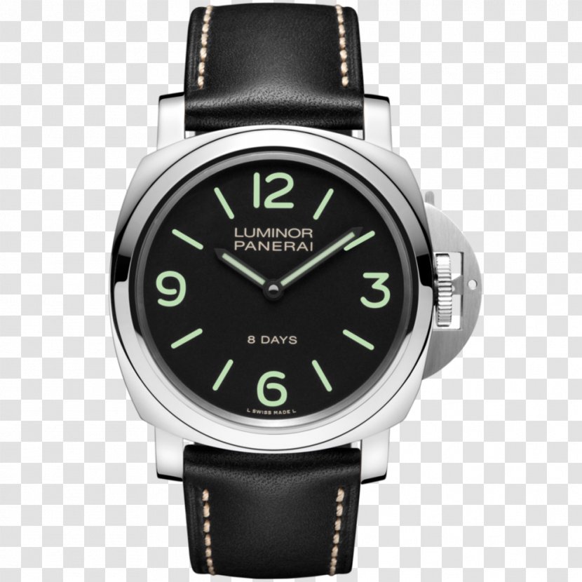 Panerai Men's Luminor Marina 1950 3 Days Watch Base 8 Acciaio Movement - Power Reserve Indicator Transparent PNG