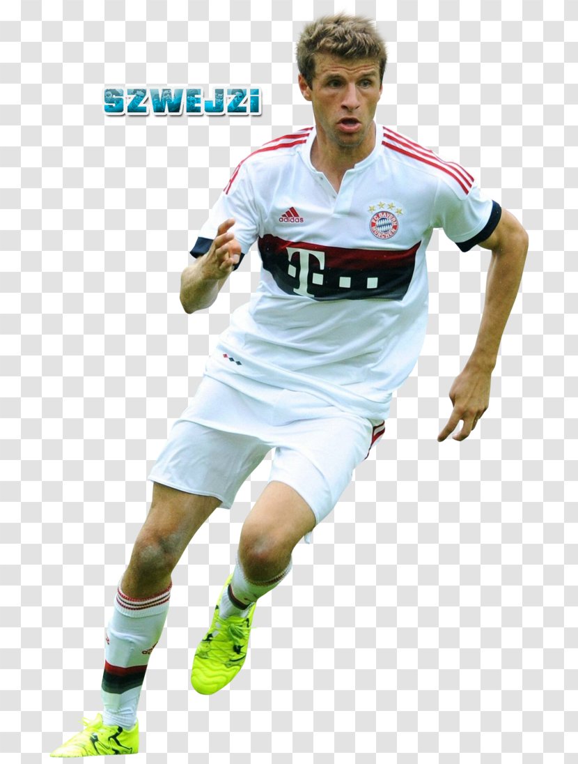 Thomas Müller Soccer Player FC Bayern Munich Manchester United F.C. - Jersey - THOMAS MULLER Transparent PNG