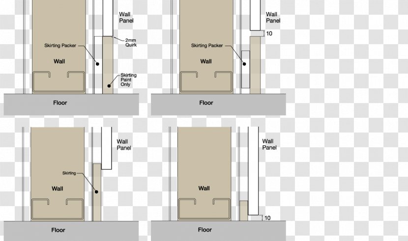 Floor Plan Furniture - Rectangle - Details Transparent PNG