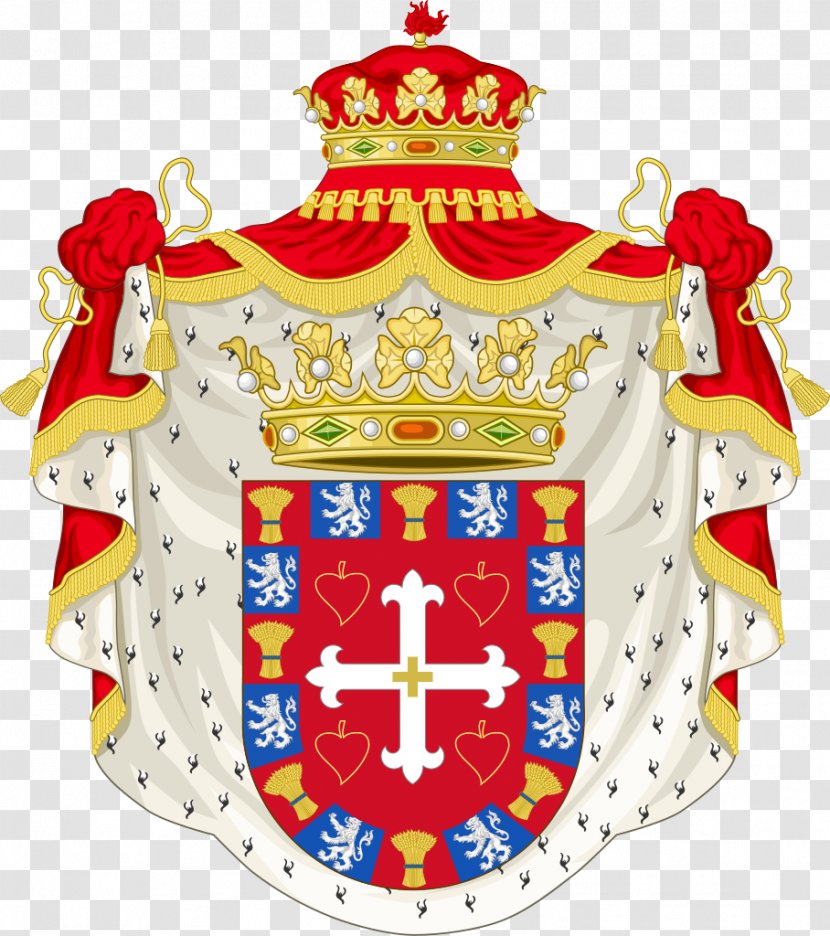 Duchy Of Lucca Coat Arms Spain Sweden - Charles Ii Duke Parma Transparent PNG