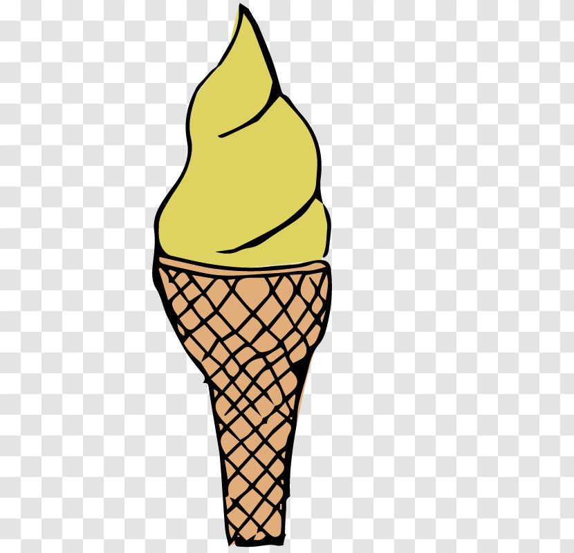 Ice Cream Cone Food Panna Cotta Hydraulics - Shoe - Cones Transparent PNG
