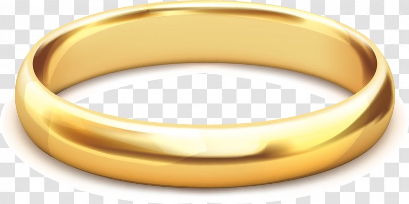 Gold Jewellery Ring - Bijou - Jewelry Vector Transparent PNG