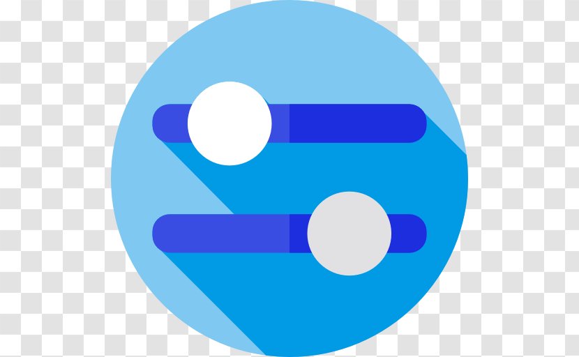Slide Icon - Electric Blue - Symbol Transparent PNG