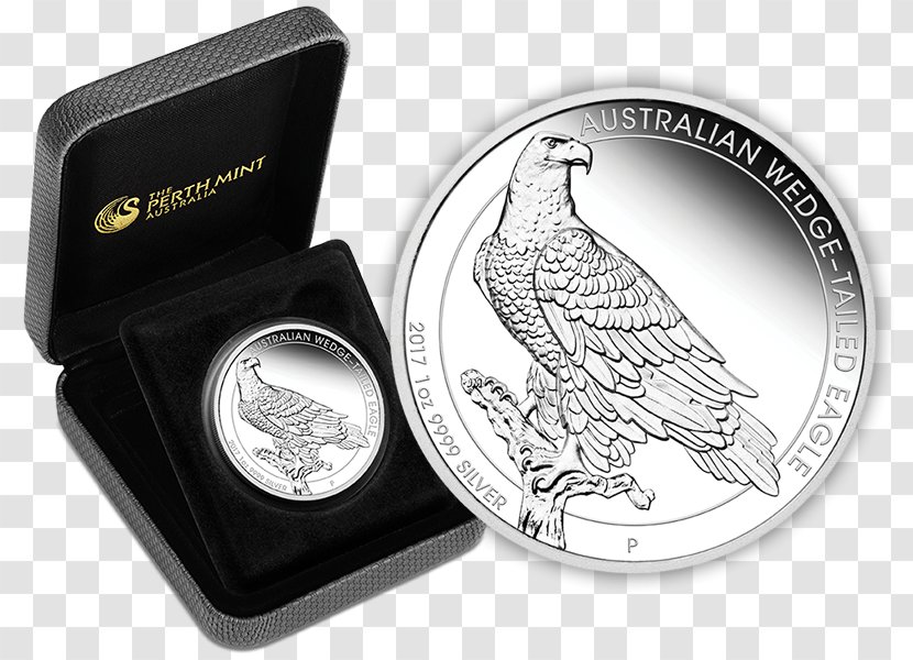 Perth Mint Proof Coinage Wedge-tailed Eagle Australian Silver Kookaburra - Australia - Foreign Certificate Transparent PNG