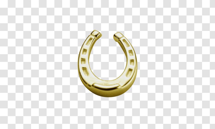 Earring Horseshoe Jewellery Luck - Horse Transparent PNG