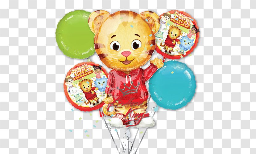 Balloon Miss Elaina Public Broadcasting Service Tiger Party - Daniel Transparent PNG