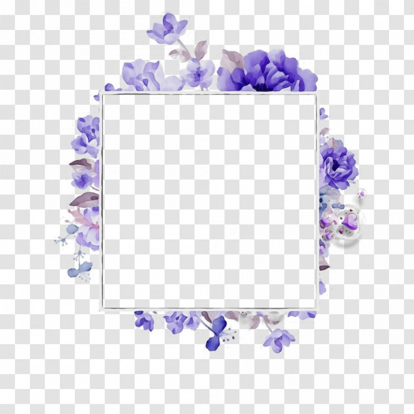 Floral Background Frame - Picture - Cornales Morning Glory Transparent PNG