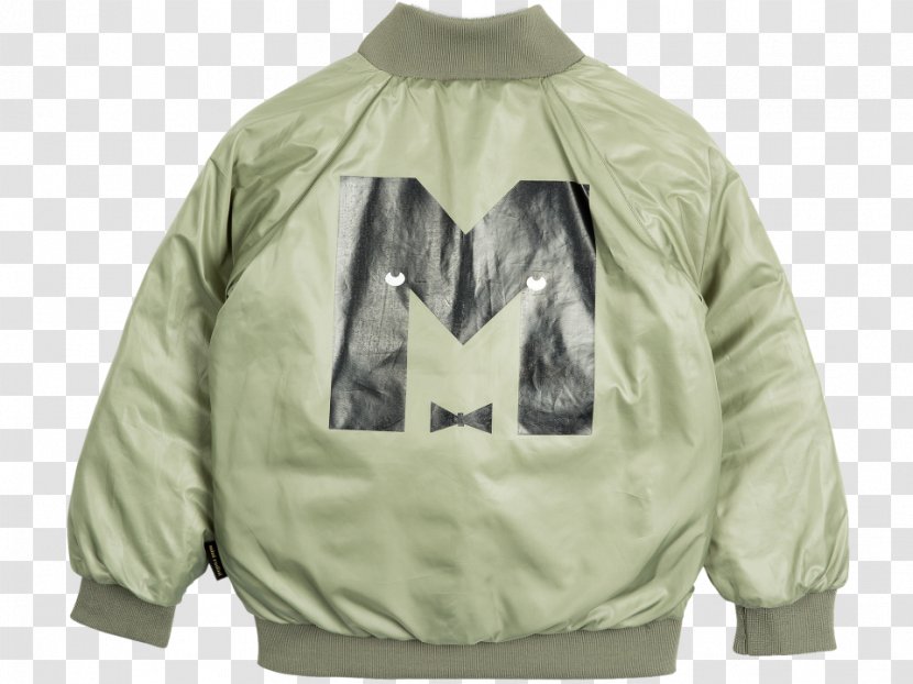Flight Jacket Textile Sleeve Hood - Green - Bomber Transparent PNG